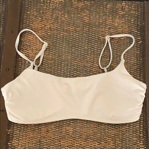 Aerie cream swim top